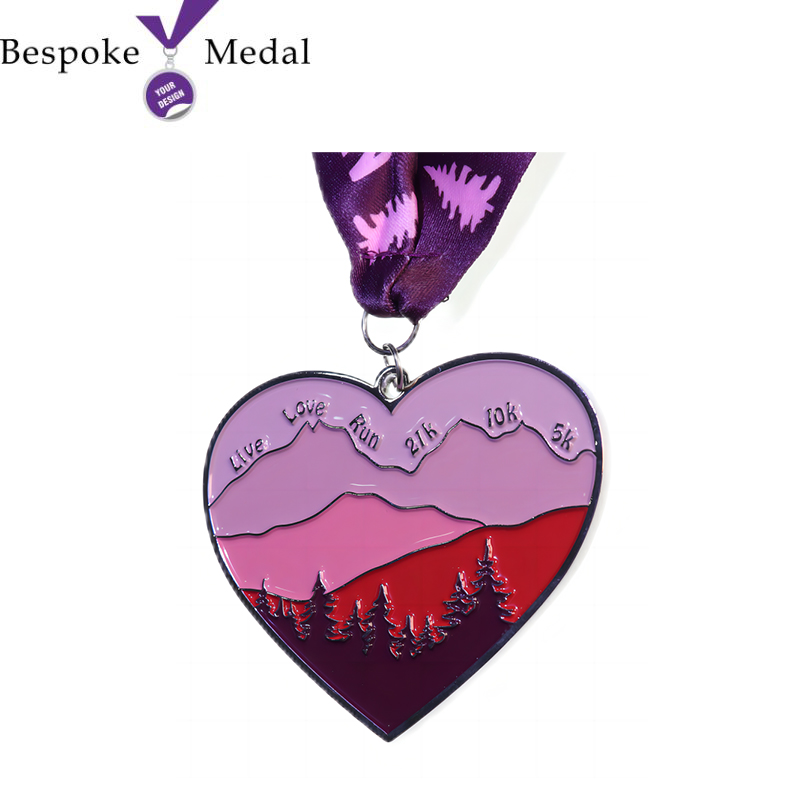 Custom Heart Shape Medals | Customize Medals | Zinc alloy Medals | Bespoke Medal