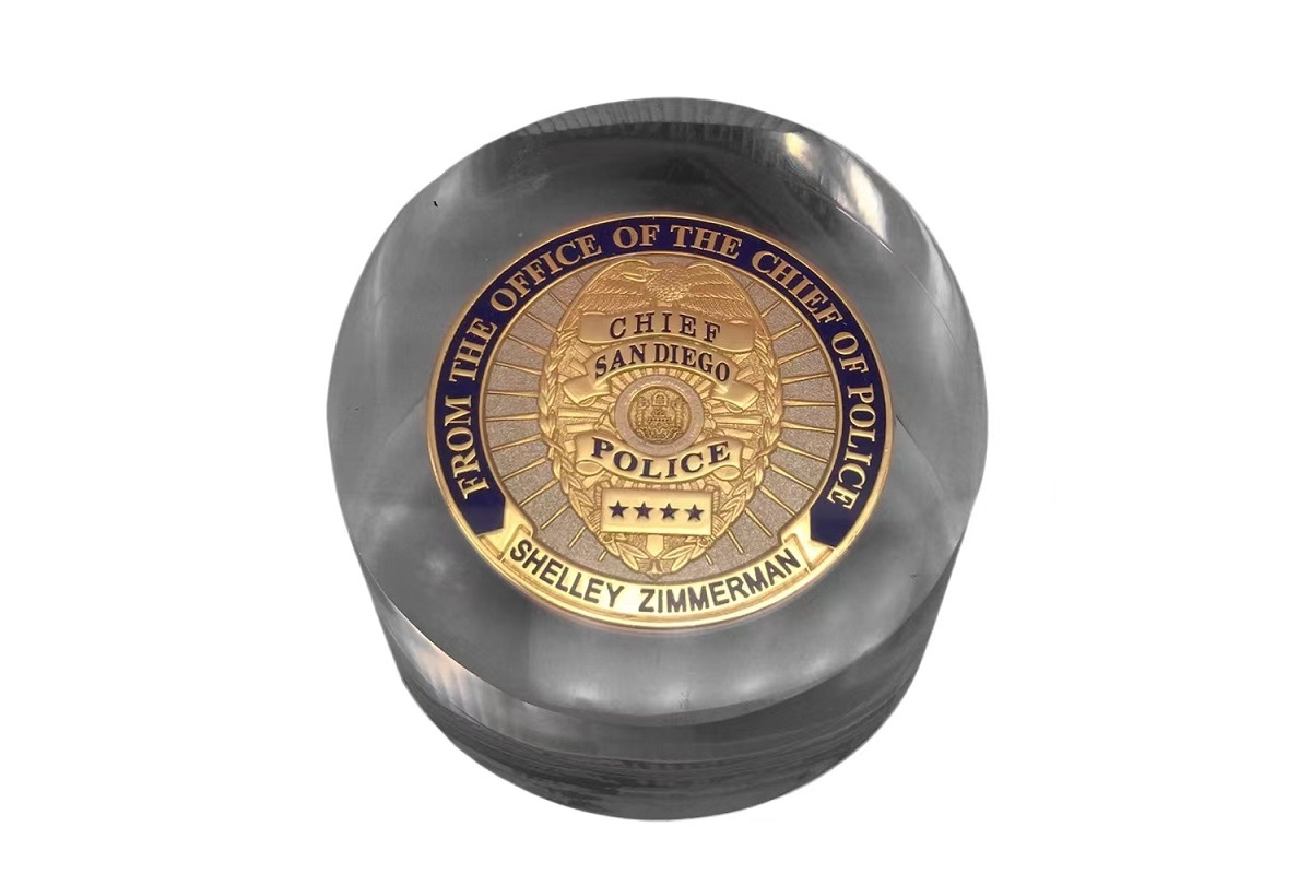 Customized Acrylic Inlaid Coins