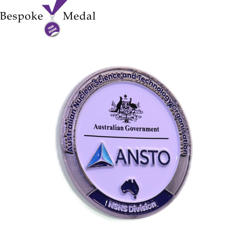 Antique Finish Soft Enamel Coin