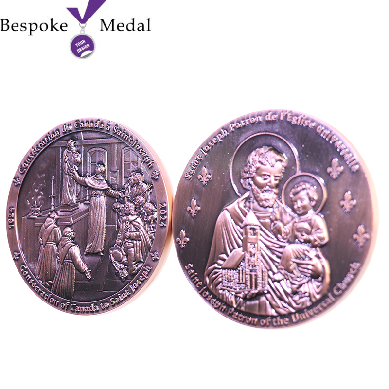 3D Antique Copper Coin
