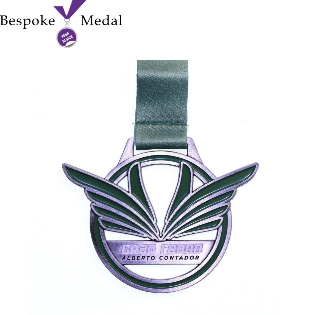 2D Swimming Soft Enamel Medal