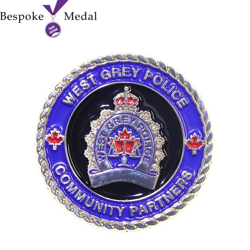 Custom Enamel Police Coin