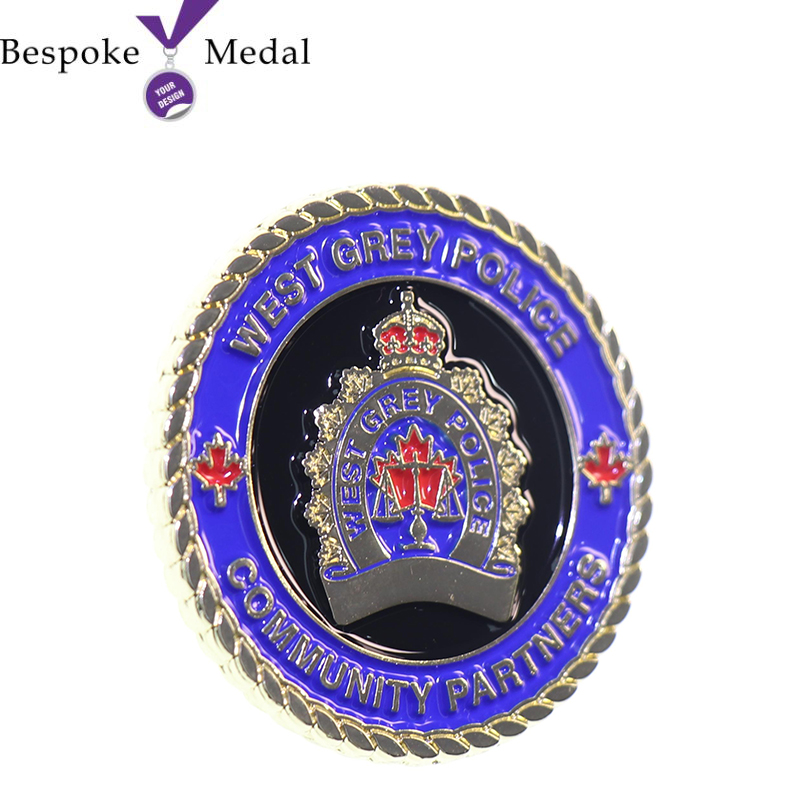 Bespoke Soft Enamel Police Coin