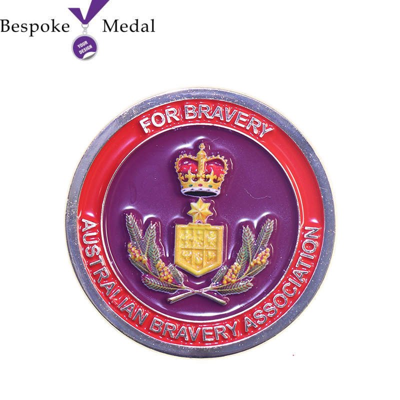 Custom Enamel Challenge Coin With Capsule