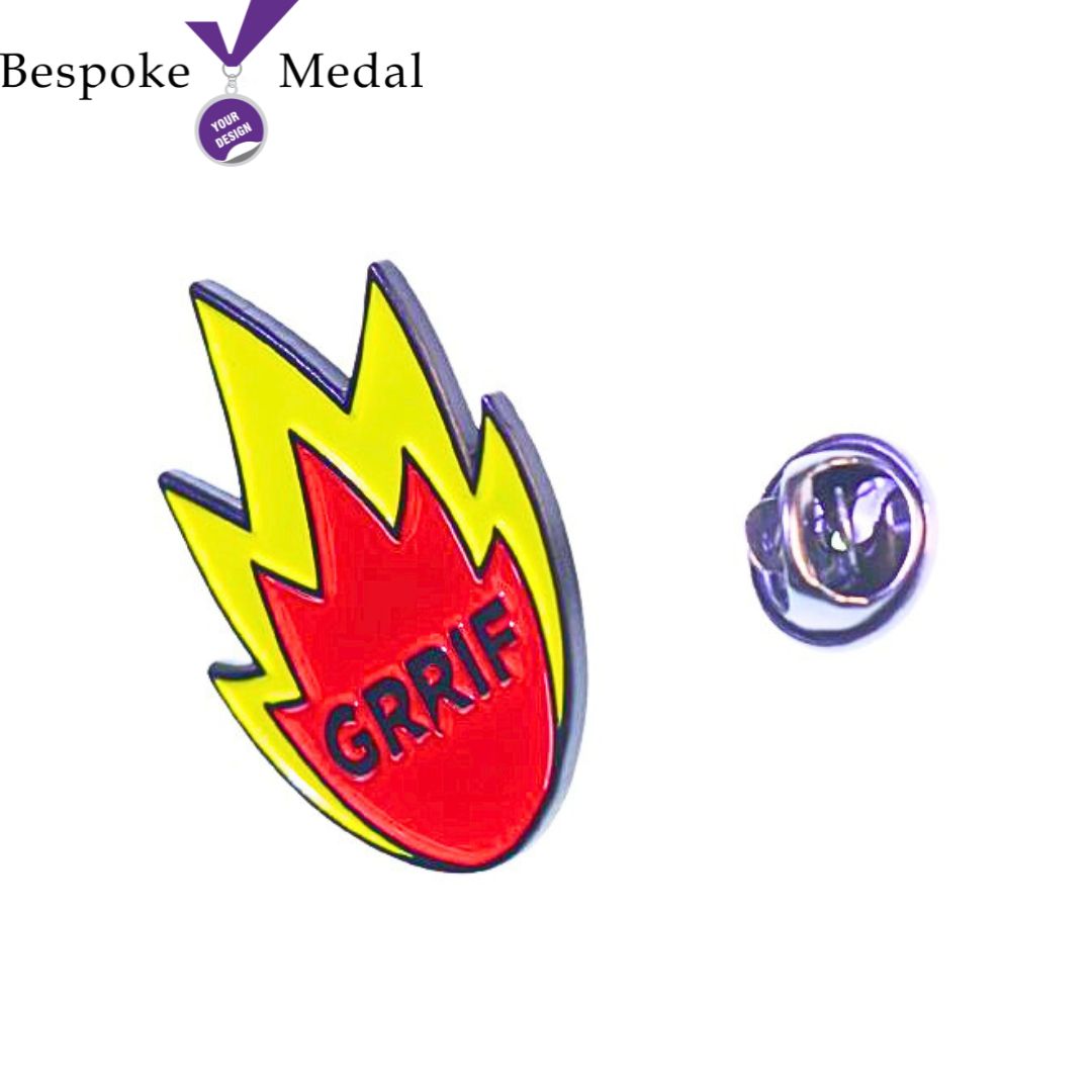 Custom Black Nickel Lapel Pins Design