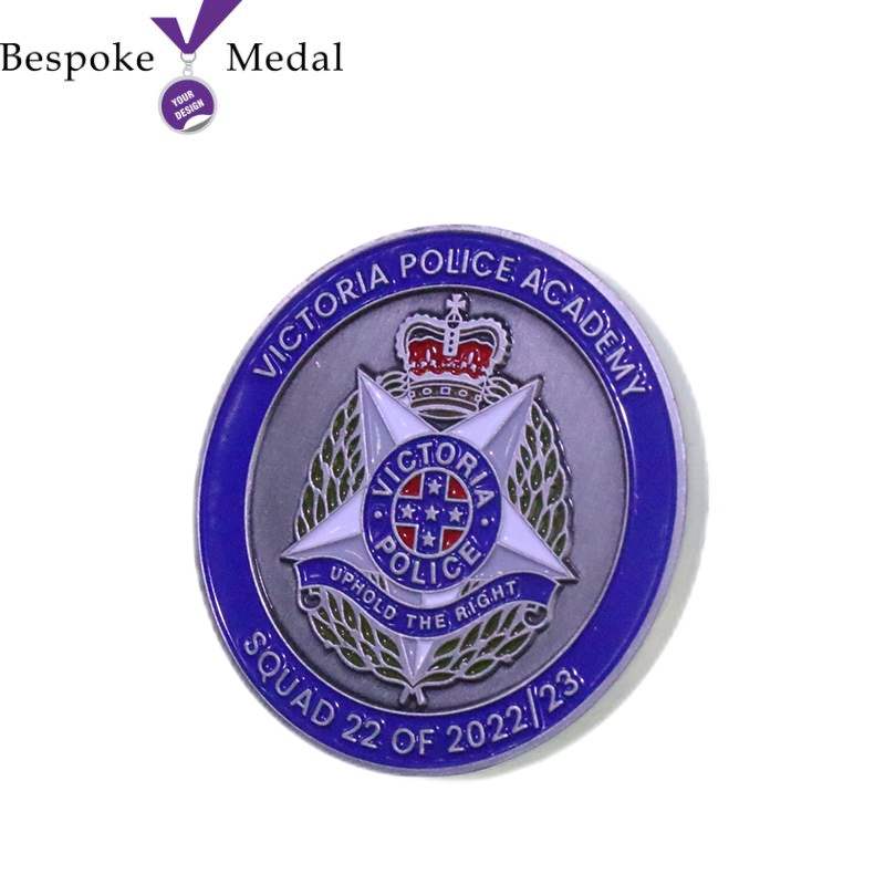 Custom Police Academy Challenge Coin