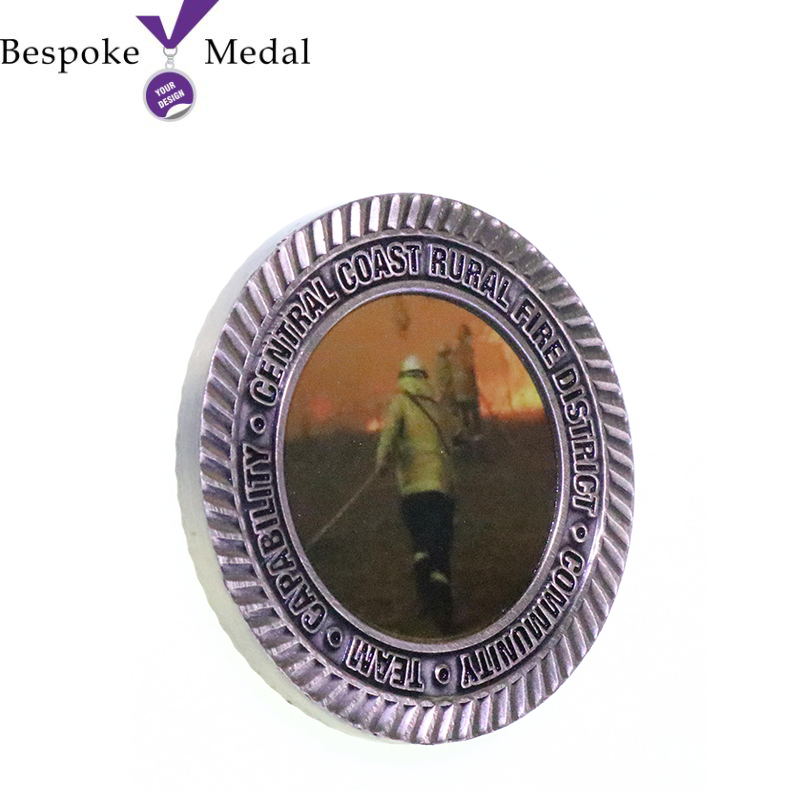 Custom Firefighter Challenge Coin