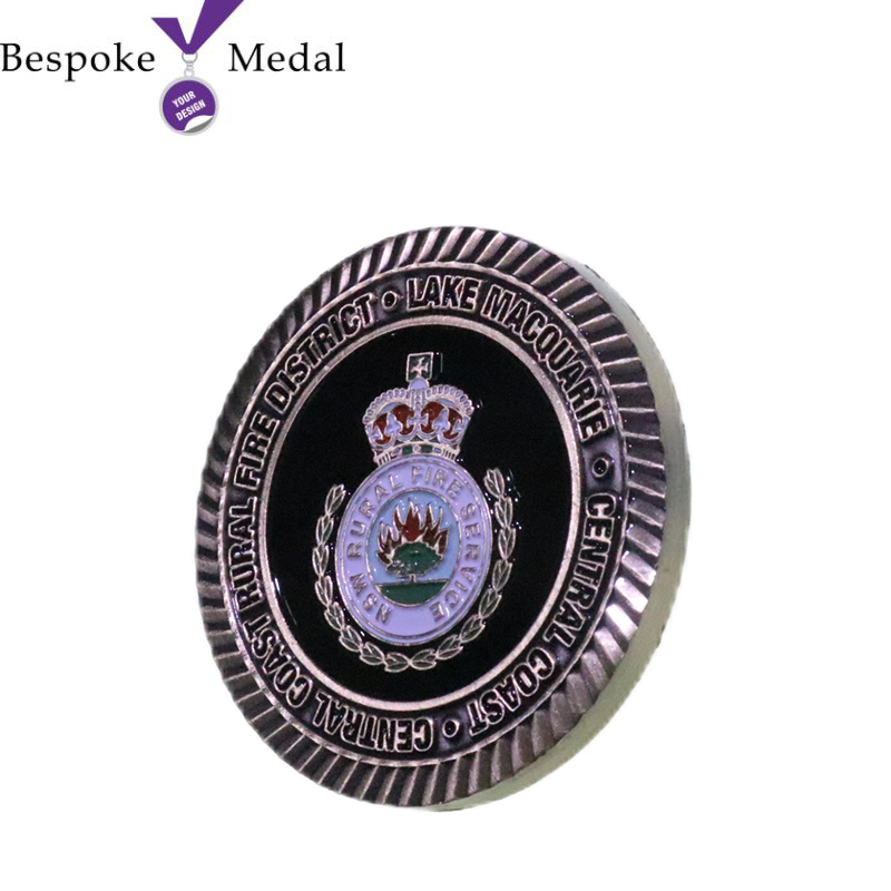 Custom Firefighter Coin