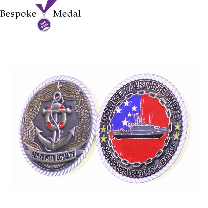 Double Sides 3D Challenge Coin