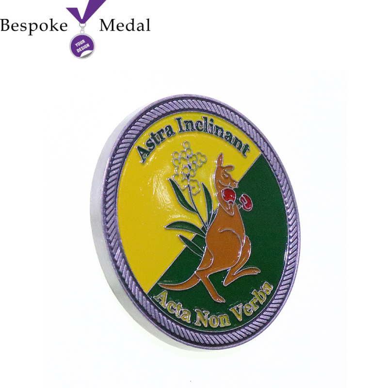 Soft Enamel Australia Challenge Coin
