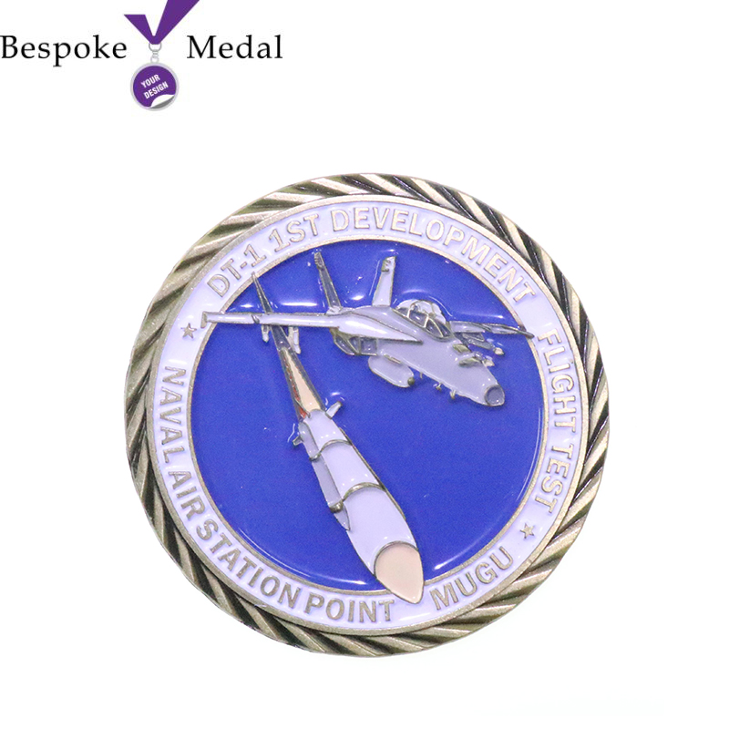 Custom Diamond Cut Edge Military Coin