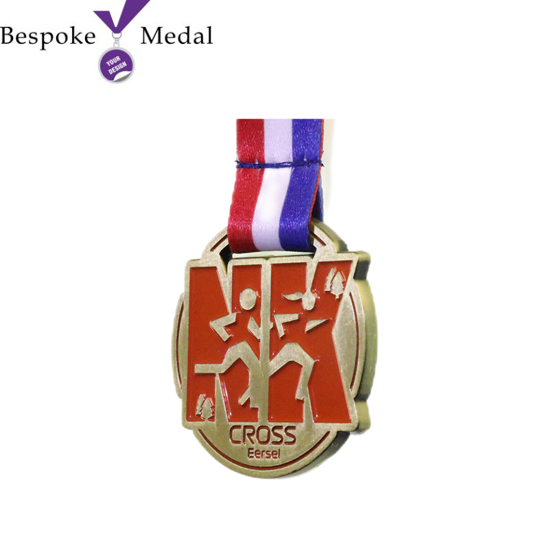 Custom Antique Brass Race Medals