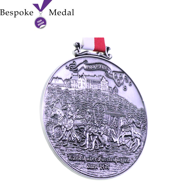 Custom Antique Finish 3D Medals