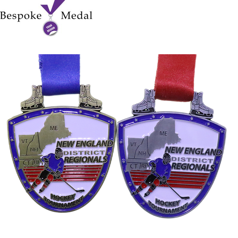 Custom Hockey Award Medal