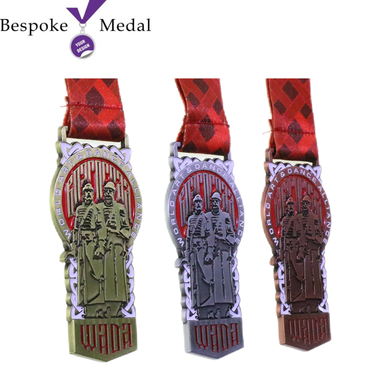 Custom Antique Finish Medal
