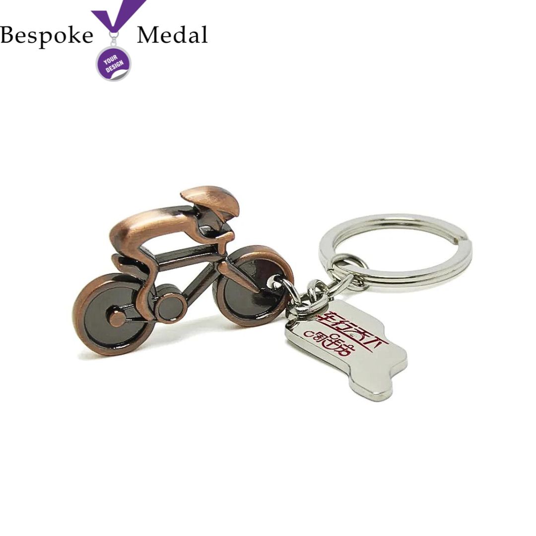 Personalised Bike Keychains