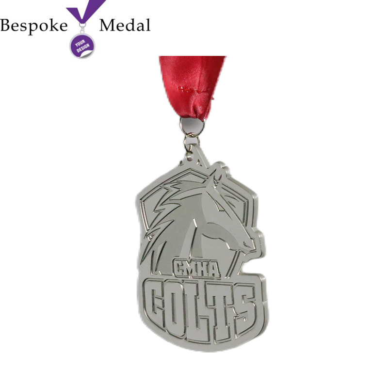 Custom Colourless Shiny Finish Medal