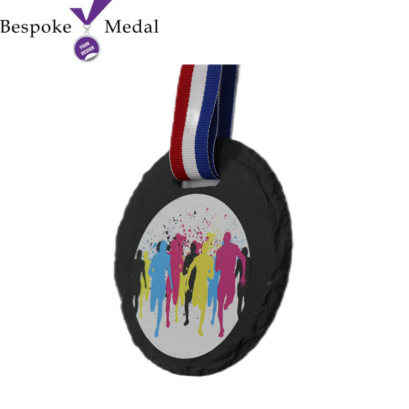 Custom UV Printed Slate Medal