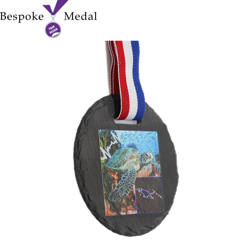 Custom UV Printing Stone Medal