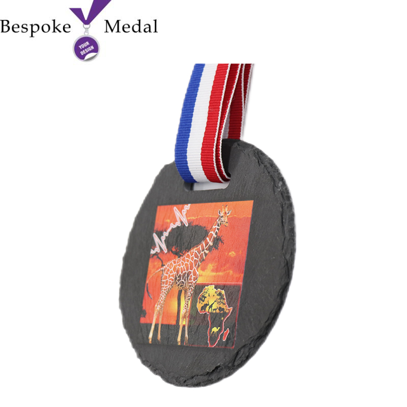 Bespoke Slate Made Medals
