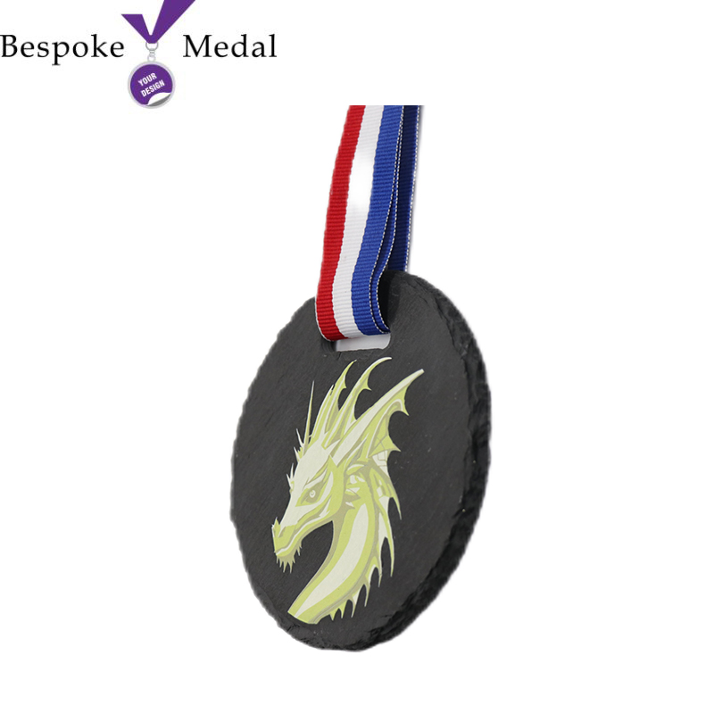 Custom UV Printed Slate Medals